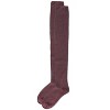 Memoi Women's Textured Tone Over The Knee Cotton Blend Warm Sock - 3 of 4