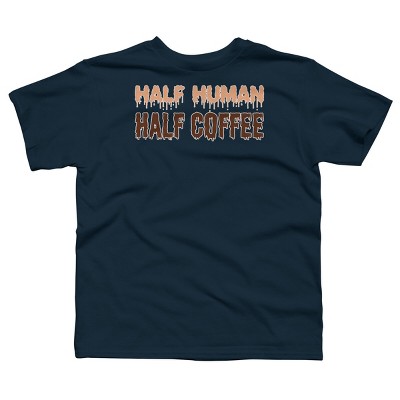 Boy's Design By Humans Funny Halloween Costume For Coffee Addicts By TeeShirtMadness T-Shirt