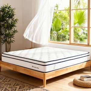 Gaoyangjiaju 12 Inch Hybrid Mattress with Individually Wrapped Coils  Tencel Fabric, 54 x 75 Inch for Bedroom - 1 of 4