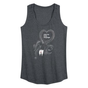 Women's - Disney Villains - Read My Body Language Ursula Graphic Racerback Tank - 1 of 4