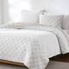 Lush Décor Diamond Leaf Jacquard Reversible Matelasse Coverlet - 3 of 4