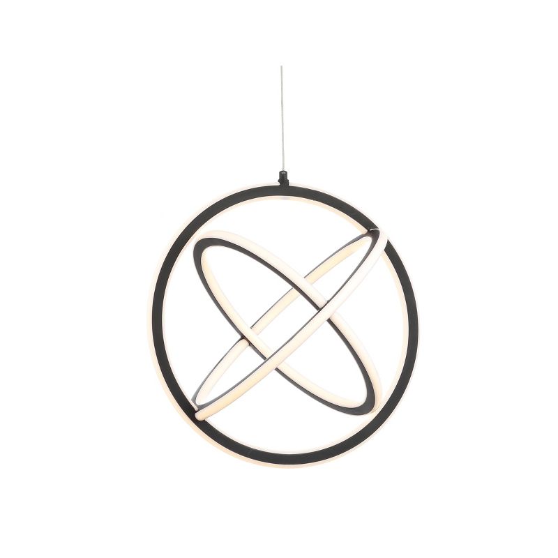 16.5&#34; Adjustable Orbit Pendant (Includes Energy Efficient Light Bulb) Black - JONATHAN Y, 3 of 7