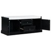 Ridstar 42.5 in. W Black Decorative Storage Cabinets with 2 Drawers and 2 Cabinets - 2 of 4