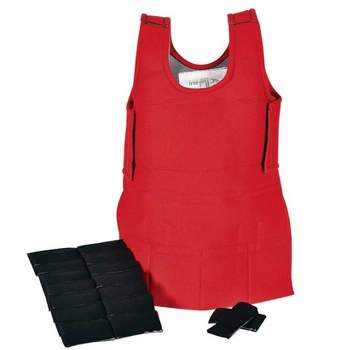 Abilitations Weighted Vest, Red, X-Small, 2 Pounds