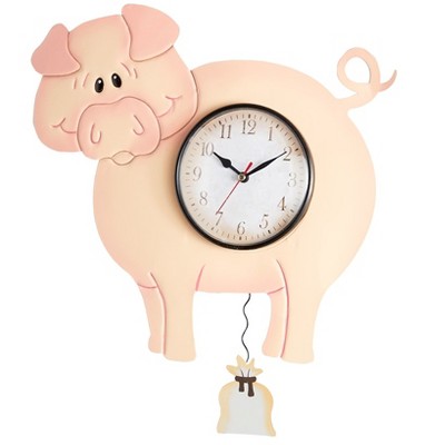 The Lakeside Collection Down on the Farm Pendulum Wall Clocks