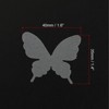 Unique Bargains Organza Intricate Design Embellishments Butterfly Appliques 50 Pcs - 2 of 4