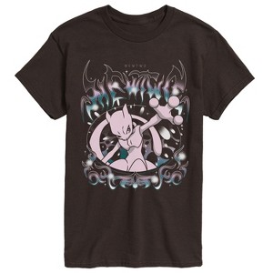 Men's - Pokémon - Mewtwo Grunge Short Sleeve Graphic T-Shirt - 1 of 4