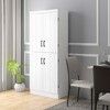 NicBex 69.5 Inch Kitchen Pantry Storage Cabinet with 4 Doors and 2 Adjustable Shelves for Dining Room,Bathroom,Kitchen - 2 of 4