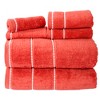 6 Pc Set Luxury Cotton Towel Quick Dry, Zero Twist Bath Hand Towels Clothes - 2 of 4