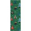 Washable Christmas Runner Rug, Soft Non-Slip Low Pile Carpet for Kitchen, Hallway, or Bedroom Festive Decor - 2 of 4