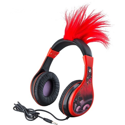 Ekids Trolls Wired Headphones For Kids barb Orange tr