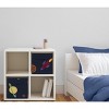 Sweet Jojo Designs Boy Set of 2 Kids' Decorative Fabric Storage Bins Space Galaxy Black Red and Yellow - 2 of 3