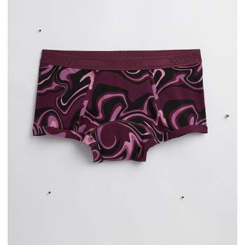 TomboyX Women's First Line Period Leakproof Boy Shorts Underwear, Cotton Stretch Comfort (3XS-6X)