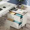 Hommoo Wood File Cabinet, 2-Drawer Filing Cabinet Storage Cabinet - 4 of 4