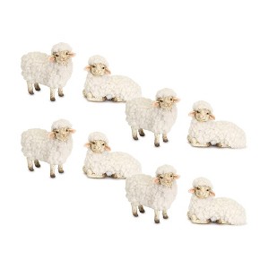 Melrose Tabletop Sheep Figurine (Set of 8) - 1 of 3