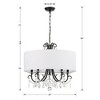 Crystorama Lighting Othello 5 - Light Chandelier in  Matte Black - 4 of 4