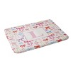 Deny Designs April Lane Art Bows Monogram Memory Foam Bath Mat - 2 of 4