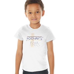 Toddler Boys' Harry Potter Hogwarts Castle Line Drawing T-Shirt - 1 of 4