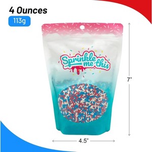 Sprinkle Me This – All American Decorettes – Red, White, & Blue Patriotic Jimmies Sprinkles - 1 of 4