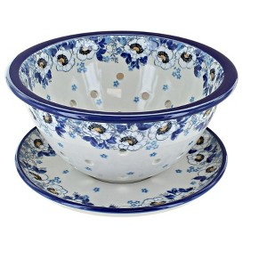 Blue Rose Polish Pottery 470 Ceramika Artystyczna Berry Bowl - 1 of 1