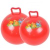 Hobby For Handle Hopper Ball with Cartoon Pattern Bouncing Inflatable Toy for Kids 20cm handle ball,Colour random 1 pack - 2 of 4