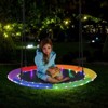 Infans 40" Saucer Tree Swing 660 LBS for Kids Adults Outdoor w/LED Lights Rainbow Color - 2 of 4