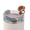 Novelty Straw Cover Football Brown - Bullseye's Playground™ - 2 of 3