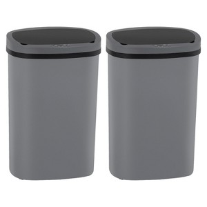 FDW 13 Gallon Trash Can Kitchen Trash Can with Motion Sensor Trash Bin For Home Kitchen Bathroom - 1 of 4