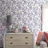 RoomMates Tamara Day Flower Girl Peel & Stick Wallpaper: Removable Botanical Kids Decor, Self-Adhesive, Multicolored - 3 of 4