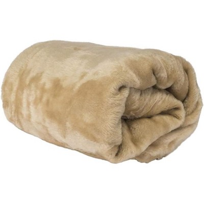 Continental Bedding Fleece Throw Blanket 50X60 Inches Light Pink Continental Bedding Fleece Throw Blanket