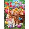 Bunnies And Basket Easter House Flag 28" x 40" Briarwood Lane - 3 of 4