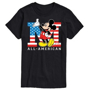 Men's - Disney - Mickey Mouse All-American Flag Short Sleeve Graphic T-Shirt - 1 of 3