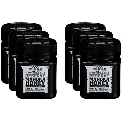 Taylor Pass Honey Co. Reserve Manuka Honey UMF 10+  - 8.83 oz (Case of 6)