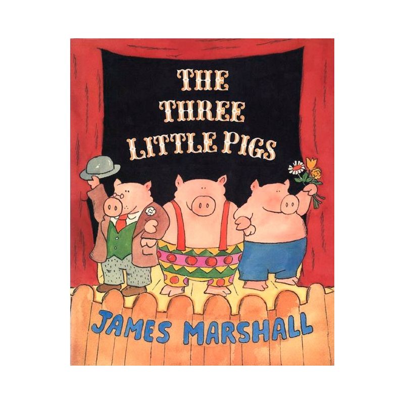 The Three Little Pigs - (Picture Puffin Books) by  James Marshall (Paperback), 1 of 2