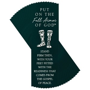Dicksons Put On Full Armor of God Stand Firm 6.5 inch Paper Bookmark Pack of 12 - 1 of 4