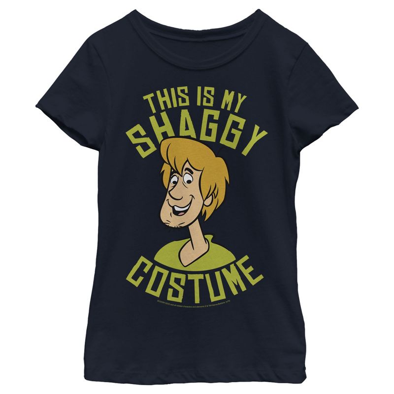 Girl's Scooby Doo This Is My Shaggy Costume T-Shirt, 1 of 4