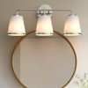 DORESshop 3-Light Nickel Wall Light, E26 Bulb Base, Indoor Vanity Light, Modern and Stylish Design, No Bulbs Included - 3 of 4