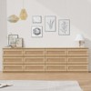 Rattan & Wood 6-Drawer Dresser - Modern Wide Chest, Multi-Scene Storage Furniture for Bedroom/Nursery - 3 of 4