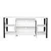 Sapphtopaz TV Stand for TVs with LED Entertainment Center Storage Cabinet with Drawer and Open Shelves TV Stands for Living Room - 4 of 4