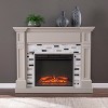 Birkover Electric Fireplace with Marble Surround - SEI - 2 of 4