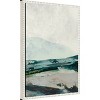 16"x23" Mountain Mists by Dan Hobday Framed Canvas Wall Art Print White - Amanti Art: Abstract Landscape, Modern Decor - 2 of 4