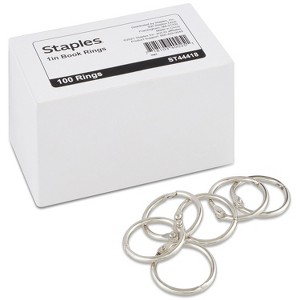 MyOfficeInnovations Loose Leaf Rings 1" Width 100PK 1804211 - 1 of 4