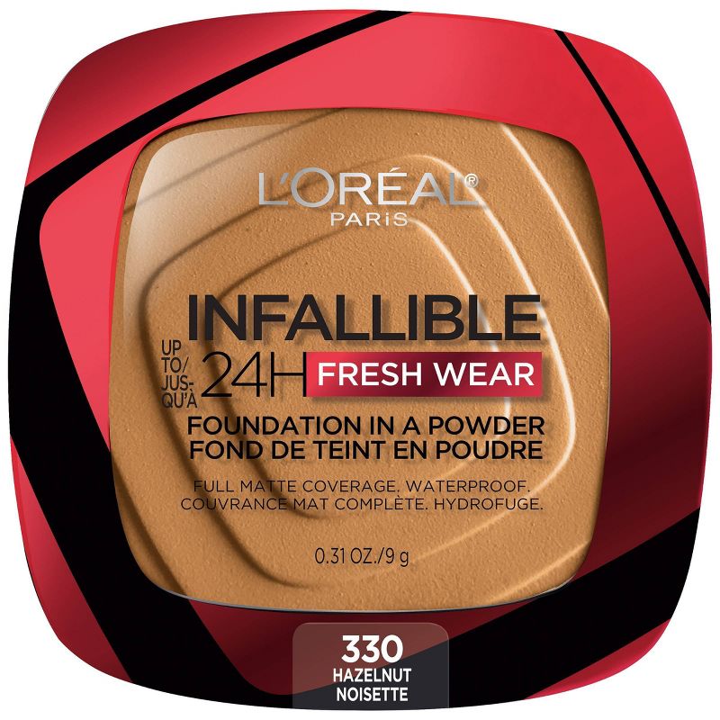 L'Oreal Paris Infallible Up to 24H Fresh Wear Foundation in a Powder - 0.31oz, 1 of 12