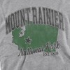 Men's Mount Rainier National Park State Line Crewneck Sweatshirt - 2 of 4