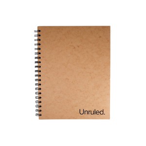 Unruled™ Notebooks Featuring Recycled Covers and Pages, Sustainable, Blank Pages for Sketching or Visual Notetaking, Designed by College Students - 1 of 1