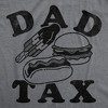 Mens Funny T Shirts Dad Tax Junk Food Sarcastic Food Graphic Novetly Tee For Men - Crazy Dog Men's T Shirt - 2 of 4