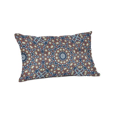 Casual Cushion Patterned 1-Piece Indoor/Outdoor Lumbar Pillow, 19"W x 12"L