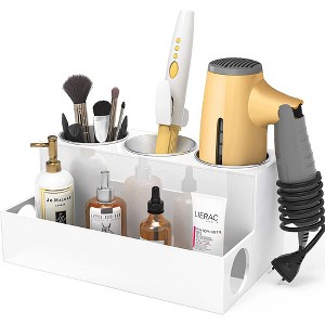 OnDisplay Fallon Deluxe Acrylic Hair Tool and Accessory Organization Station - 1 of 4
