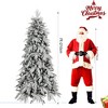 Christmas Trees with Lights, Prelit Christmas Tree with Pine Cones & Red Berries,Cypressc & Artificial Christmas Tree - 2 of 4
