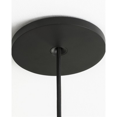 Matte Black Aluminum Mini LED Cylinder Pendant Light